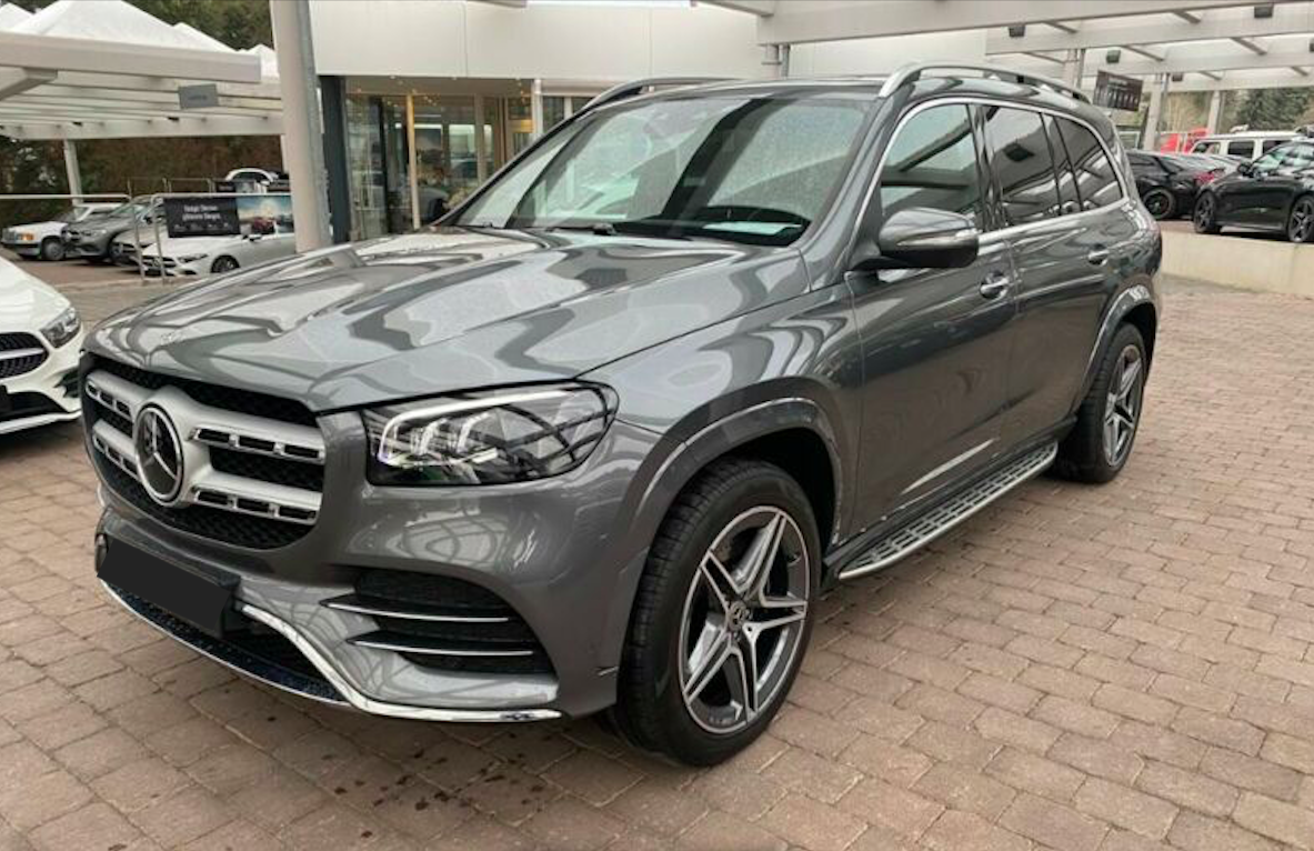 MERCEDES GLS 400d AMG - předváděcí auto - SKLADEM - super cena | online nákup | online prodej | šedá metalíza | autoibuy.com